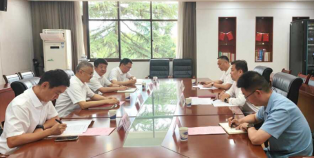 省工信廳黨組成員、副廳長張勇會見中國兵器北方特能集團董事長楊世澤一行